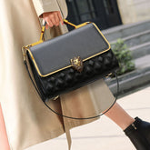 Sac à main léger de luxe à texture de haute qualité, grande capacité, design industriel lourd, sac messager